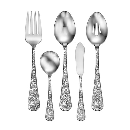 Liberty Tabletop Calavera (Skull) 45 Piece Flatware Set for 8 Silverware Made in USA