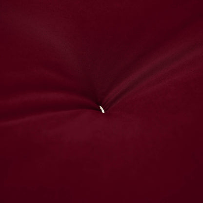 Mozaic Full Size 8-inch Cotton Twill Gel Memory Foam Futon Mattress, Burgundy
