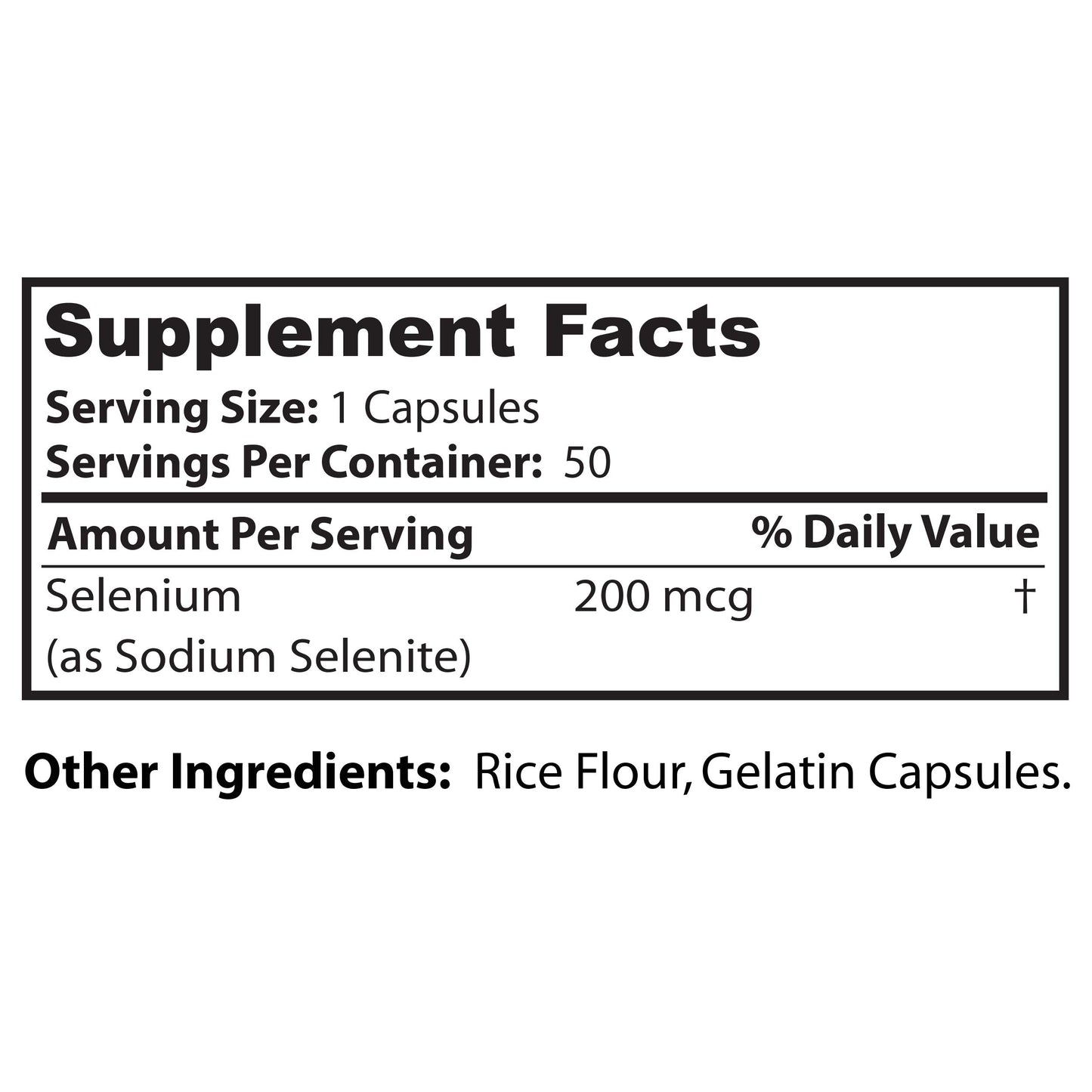 Dr. Clark Selenium Supplement 200 Mcg - Dietary Capsules with Essential Mineral - Improves Thyroid Function, Immune Support - 100 Capsules