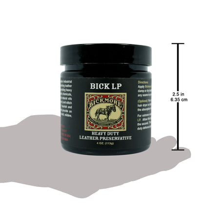 Bickmore Leather Conditioner, Scratch Repair Bick LP - Heavy Duty LP Leather Preservative | Leather Protector, Softener and Restorer Balm for Dry, Cracked, and Scratched Leather | Made in USA