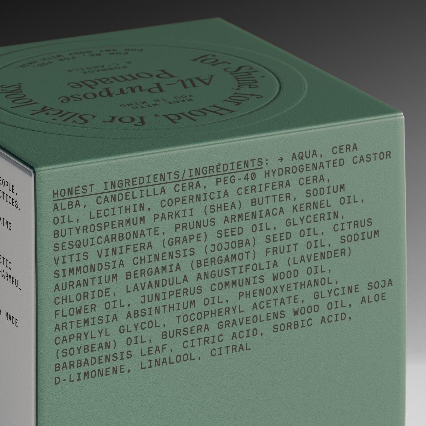 Firsthand Supply All-Purpose Hair Pomade - Clean & Non-toxic Hair Care Ingredients - Gives a Low Shine, Shape and Firm Hold To Your Hair - 3oz (88ml)