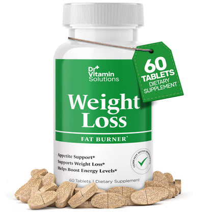 Fat Burner for Women & Men - Weight Loss Supplements with Green Tea Extract, Chromium, Vitamin B6 - Energy Booster, Belly Fat Burner & Appetite Suppressant Diet Pills - 60 Tablets