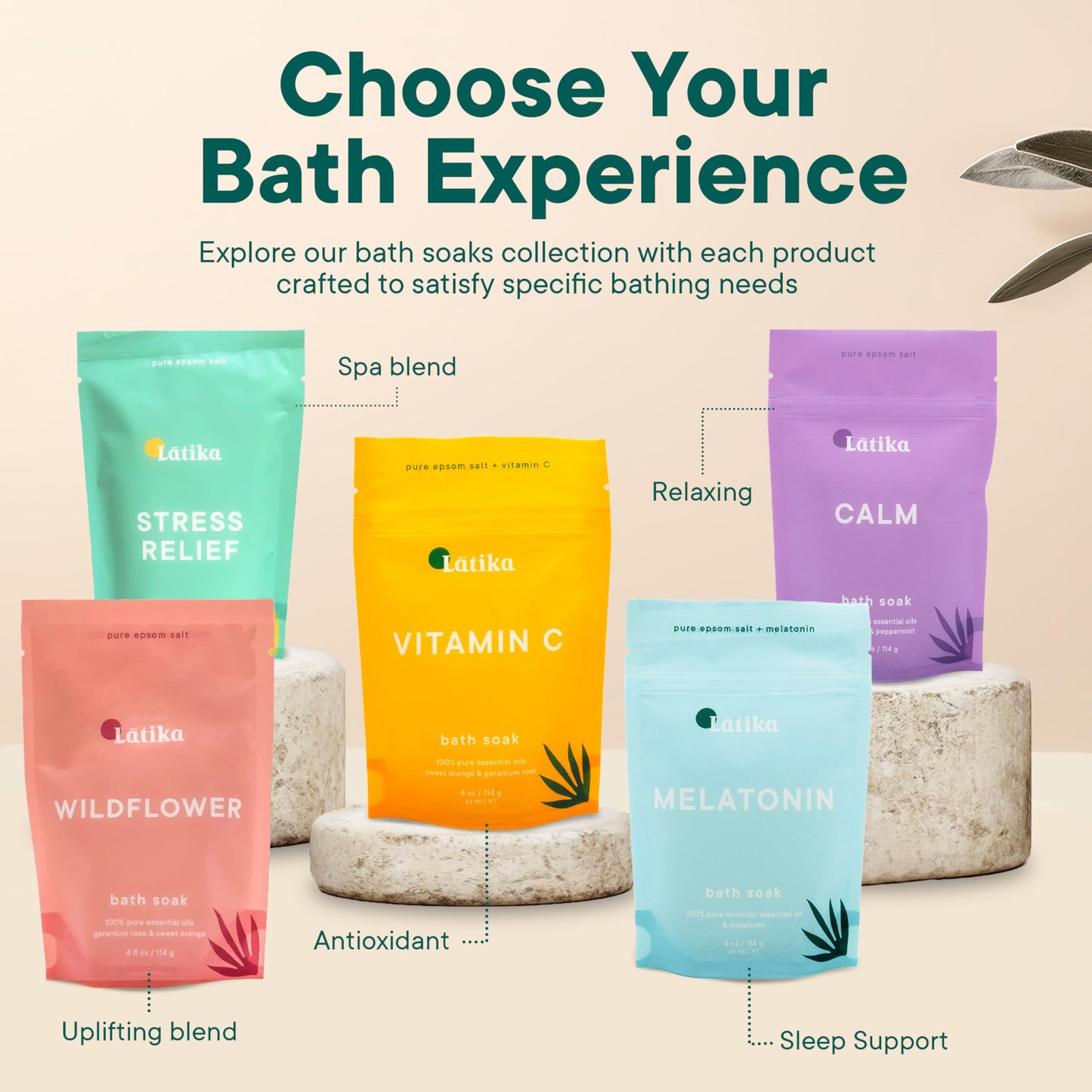 Stress-Relief Epsom Salt Bath Soak