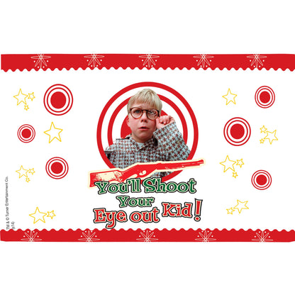 Tervis A Christmas Story Shoot Your Eye Out Made in USA Double Walled Insulated Tumbler Travel Cup Keeps Drinks Cold & Hot, 16oz, Classic