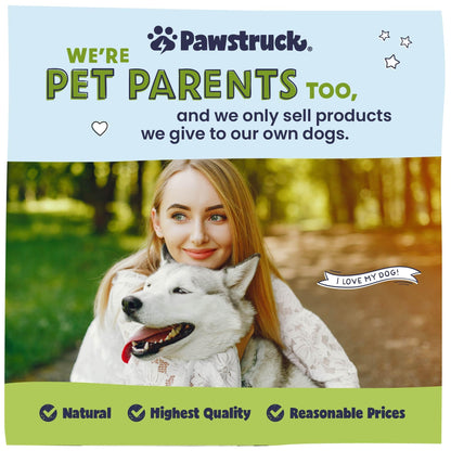 Pawstruck Peanut Butter Filled Cow Hooves for Dogs – Made in USA, Long-Lasting Dental Treats and Chews – Beef Hoof – 5 Count