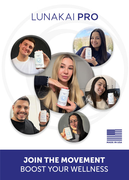 Lunakai PRO USA Made Methylene Blue Capsules Pharmaceutical Grade with Vitamin C, B6, B12 – 3rd-Party Tested Daily Brain & Focus Support Supplement for Humans, 60ct