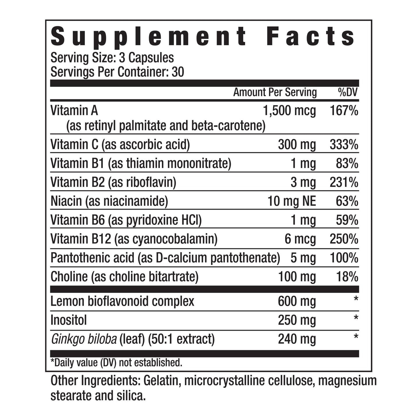 Polyflavonol with Bioflavonoids, Tinnitus Relief, Unique Ear Health Formula, Ringing Ears Support, Supports Circulation in Inner Ear, Promotes Hearing Health, 90 Capsule, 30 Servings