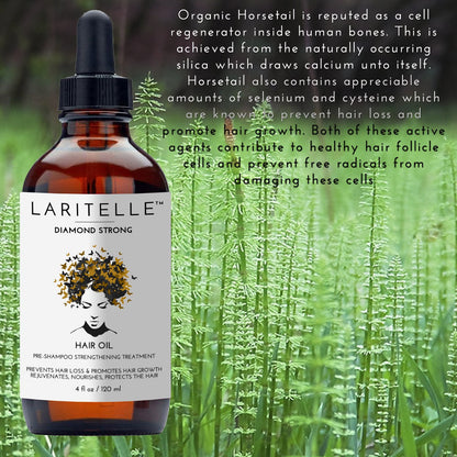 Laritelle Organic Hair Loss Prevention for Men & Women 4 oz | Prevents Hair Shedding, Promotes New Healthy Hair Growth & Scalp Health | Rosemary, Lemongrass, Ginger & Cedarwood | GMO-free. Vegan