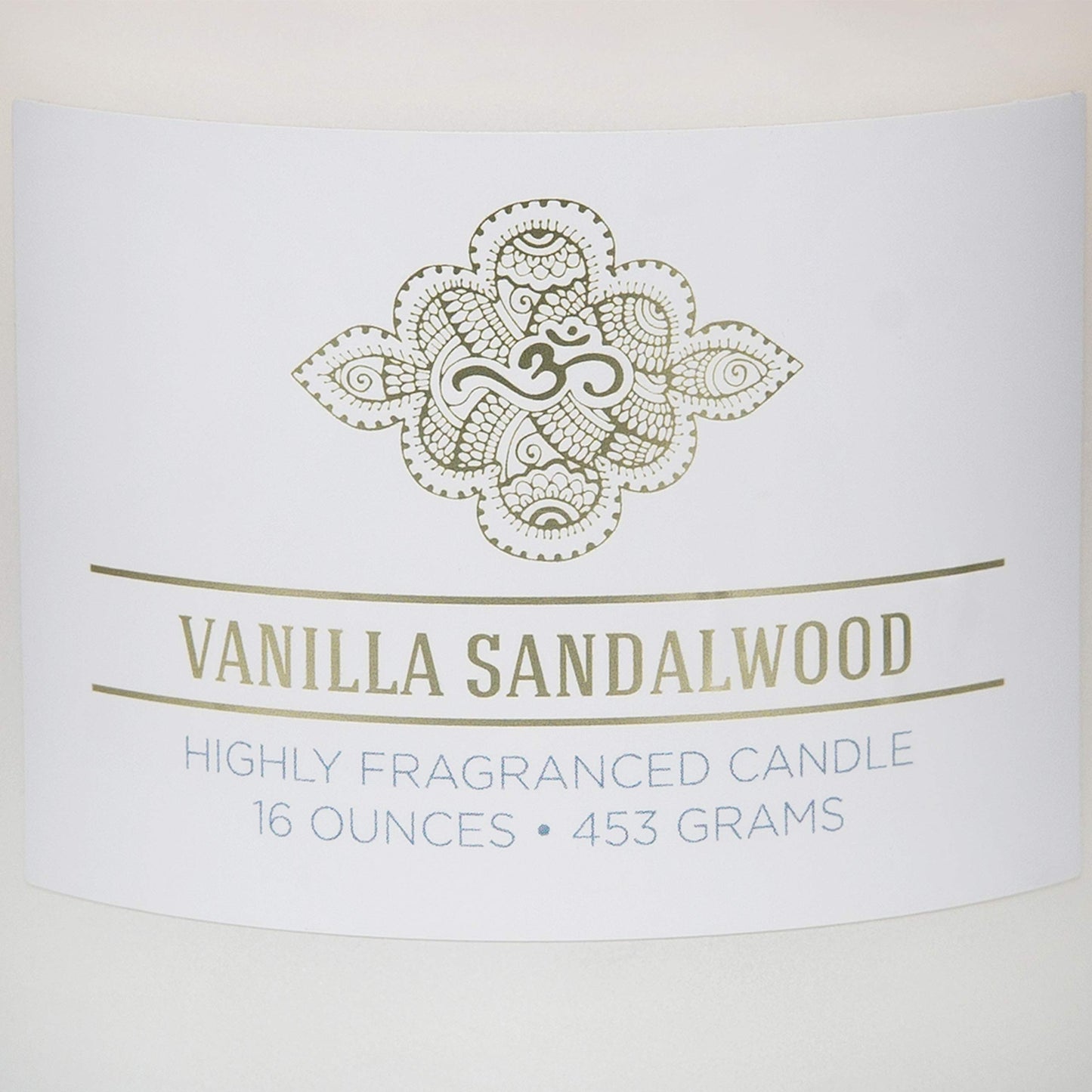 Carolina Vanilla Sandalwood Scented Candle, 16 oz Wellness Relaxing Aromatherapy Candle, 2 Wick White Jar Soy Blend Wax, Candles for Home, 60H Burn - Made in The USA