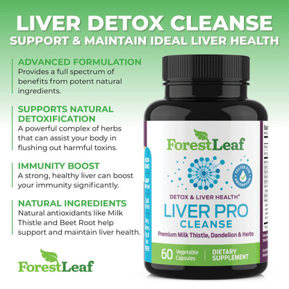 Liver Cleanse Detox & Repair - Fatty Liver Repair Detox Complex Supplement w/Choline, Zinc, Milk Thistle, Dandelion Root, Turmeric, Burdock, Artichoke - Liver Support Supplement | 60 Caps