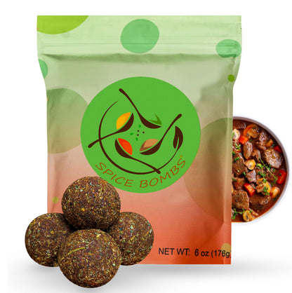 Universal Spice Bombs Seasoning Pack of 4 - Spice Mix for Soup, Stew, Marinade