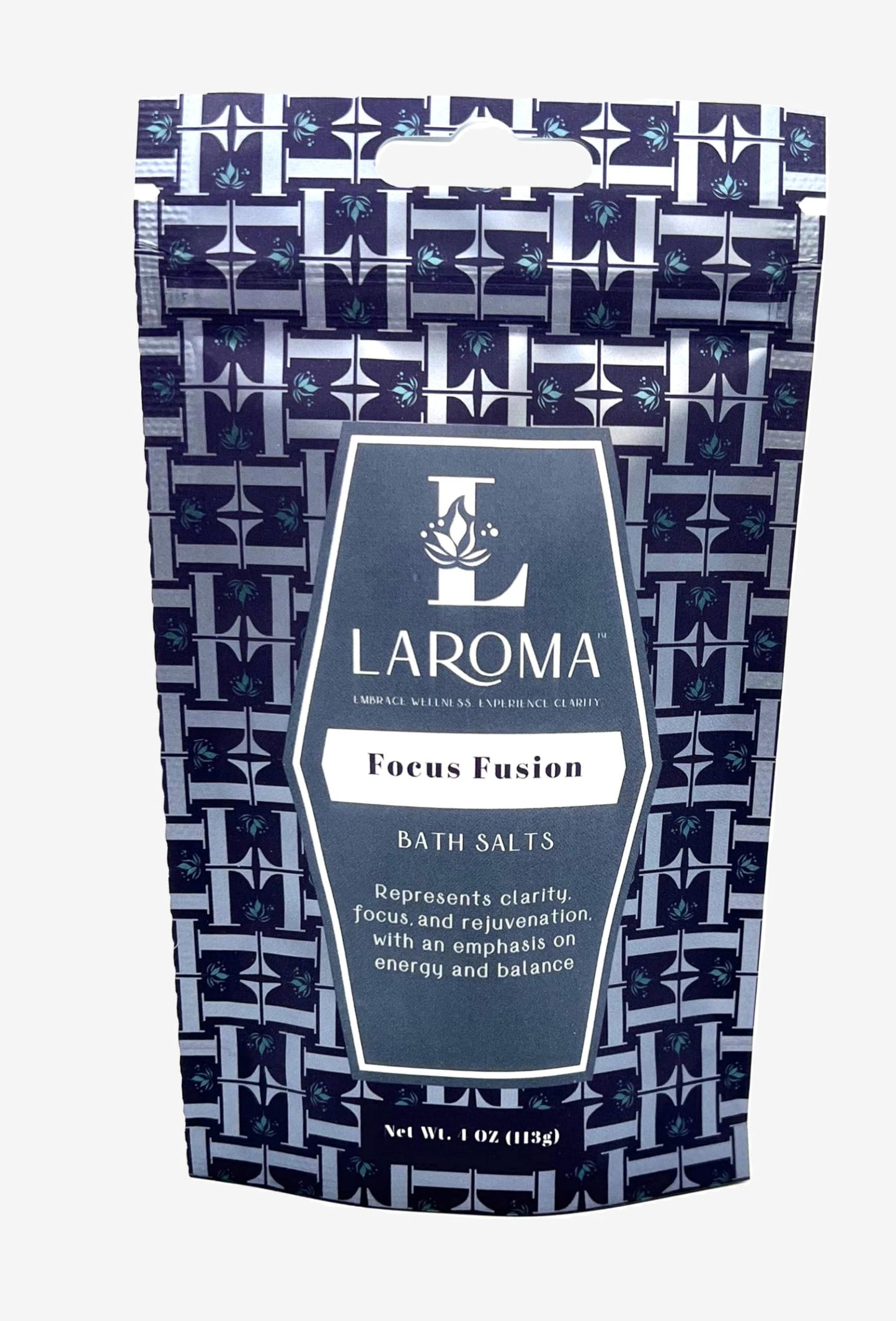 Laroma Bath Salts, Hand-Crafted in The USA, 5 Bags (4 oz Each), Variety Pack, 5 Artisanal Blends