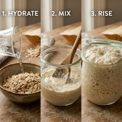 Sourdough Starter Culture – Dehydrated Wild Dry Yeast for Baking Homemade Artisan Bread – Organic, Non-GMO, Fresh, Long-Lasting & Beginner-Friendly (5 Grams)