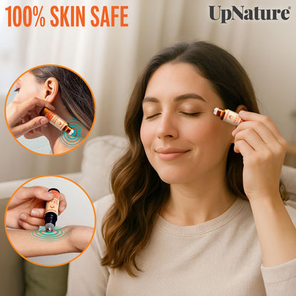 UpNature Head Bliss Essential Oil Roll On – Soothing Migraine and Head Tension Comfort with Instant Cooling Effect – Nurse Accessories Gifts