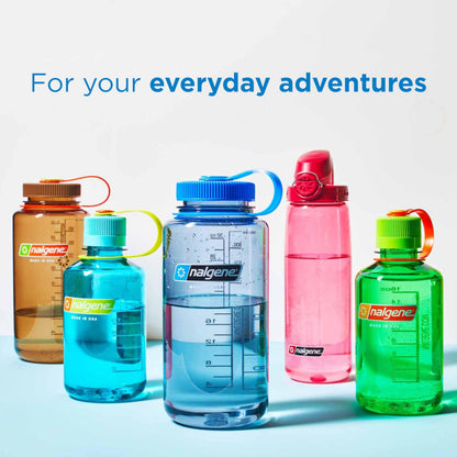 Nalgene Leak Proof Tritan BPA-Free Water Bottle - 32 oz Narrow Mouth - Made in the USA for Outdoor Use & Daily Hydration (Butter)