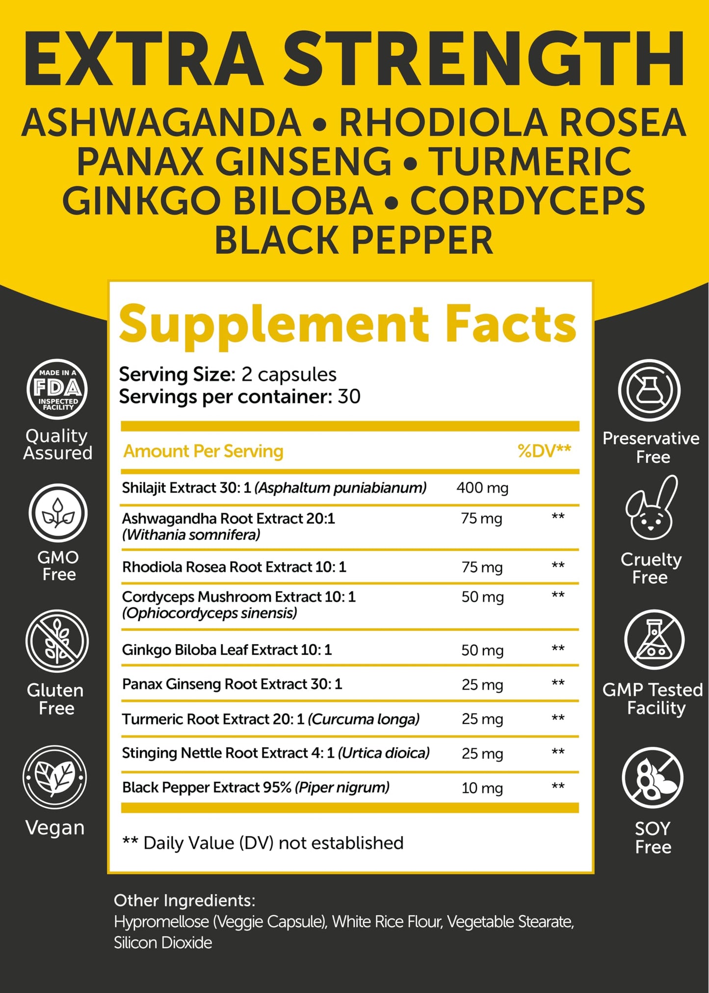 Lunakai USA Made Collagen Gummies & Shilajit Capsules Bundle - Hair, Skin, Nails, and Energy Support