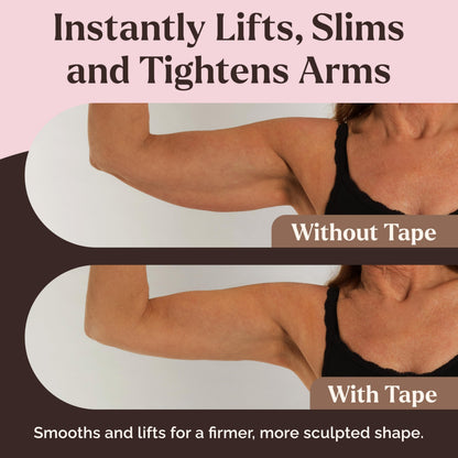 Instant Lifts Skinnies Arm Tape - Patented & Made in USA - Arm Lift Tape for Flabby Arms - Invisible & Sweatproof - 5 Pairs