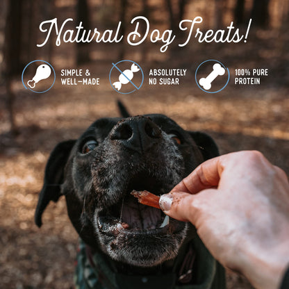 Beg & Barker Turkey Jerky for Dogs - Dog Training Treats - Natural Dog Treats Made in The USA - Grain Free, Diabetic-Friendly, High Protein, Sugar-Free