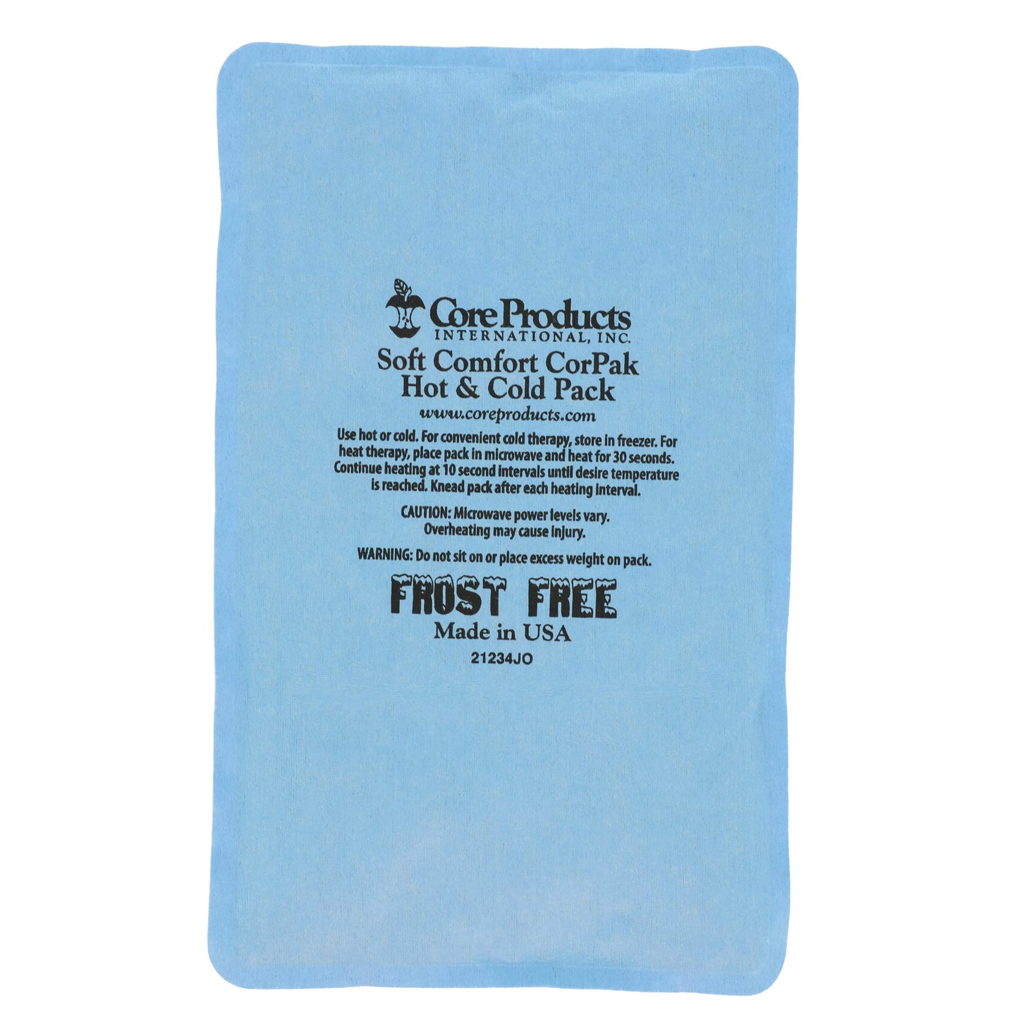 Core Products Soft Comfort CorPak, No Frost Hot and Cold Therapy Pack - 6" x 10", Made in The USA