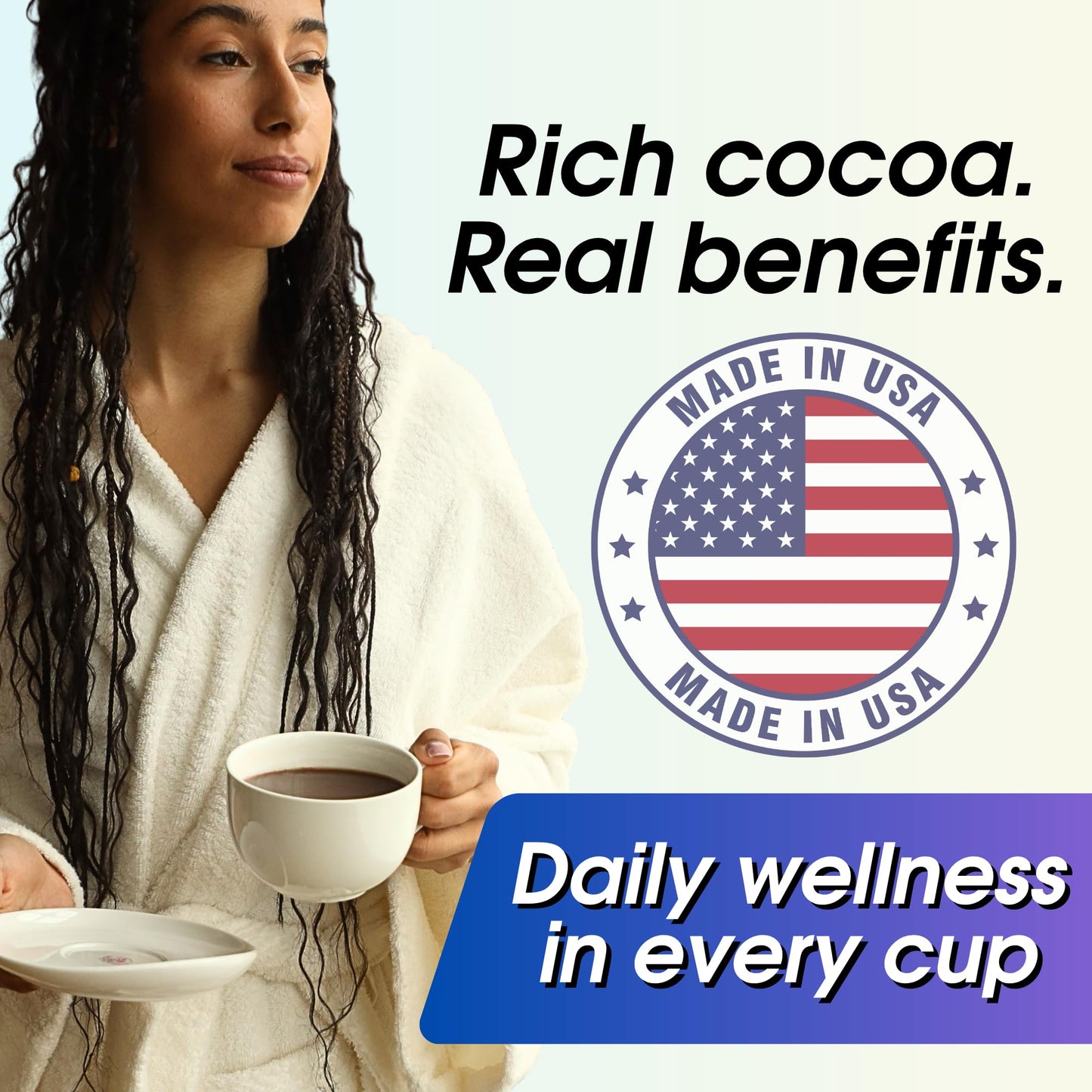 Instant Mushroom Powder 10:1 – Cordyceps Mushroom Supplement with Reishi, Chaga & Shiitake – Caffeine-Free Nighttime Drink with B6, B12, D + Probiotics – Best Mushroom Coffee Organic Blend (Sweet)