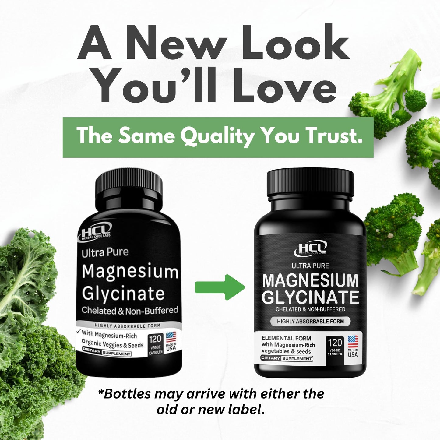 Pure Magnesium Glycinate Capsules - Non-Buffered 350mg Elemental Magnesium Supplement - Chelated High Absorption & Purity Magnesium Complex - Made in USA