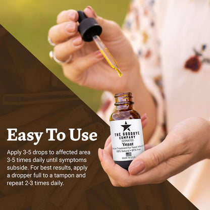 The Goodbye Company Ozonated Yeast Essential Oil Serum - USDA Certified Organic Glass Bottle‚ Made in USA (30 mL)