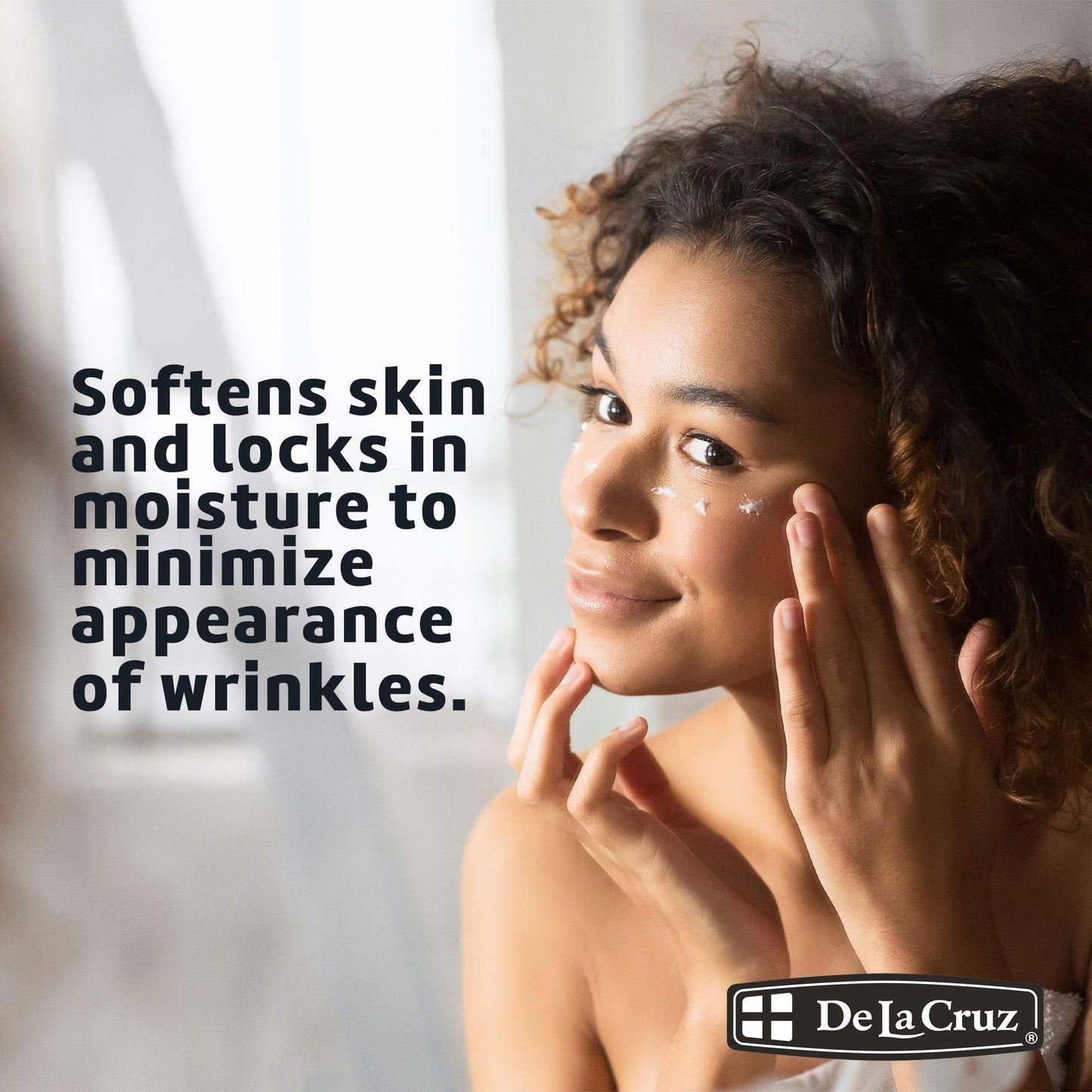 De La Cruz Vitamin E Cream for Face and Neck - Moisturizing Skin Care for All Skin Types - 0.42 oz trial + 4 oz Bundle - Made in USA