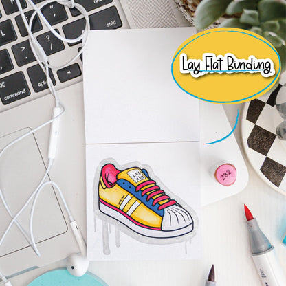 A Brighter Year The Original Adult Mini Coloring Book - Hip Hop Edition - 3” x 3” Pocket Size, 50 Pages, Lay Flat Binding, Thick Paper, No Bleeding - Stress & Anxiety Relief - Gift