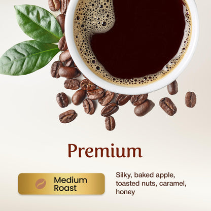 KONA EARTH - Premium, 100% Kona Coffee, Medium Roast, Farm-Fresh Whole Coffee Beans, Micro-Batch-Roasted, 1 lb., Pack of 1