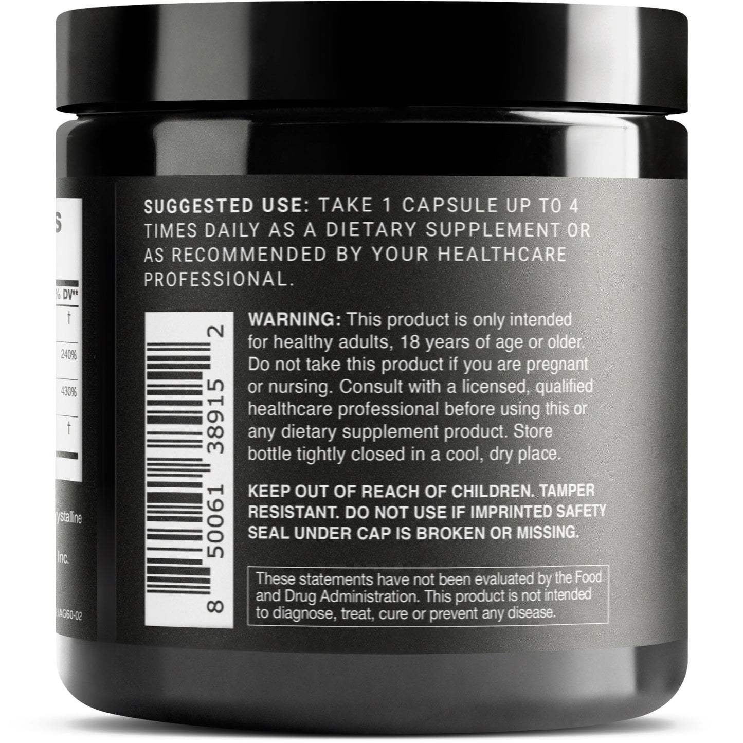 Ultra High Potency 1400mg NAD Supplement - Nicotinamide Riboside Supplement - NAD+ Nicotinamide B3 Blend with D-Ribose, Niacin -with RiaGev - 3rd Party Tested (60 Count (Pack of 1))