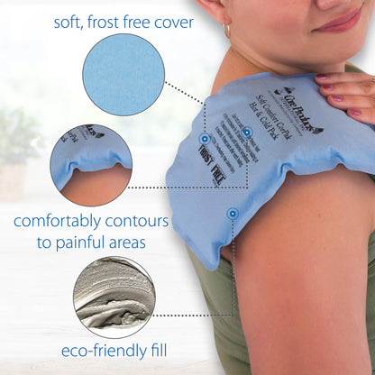 Core Products Soft Comfort CorPak, No Frost Hot and Cold Therapy Pack - 6" x 10", Made in The USA