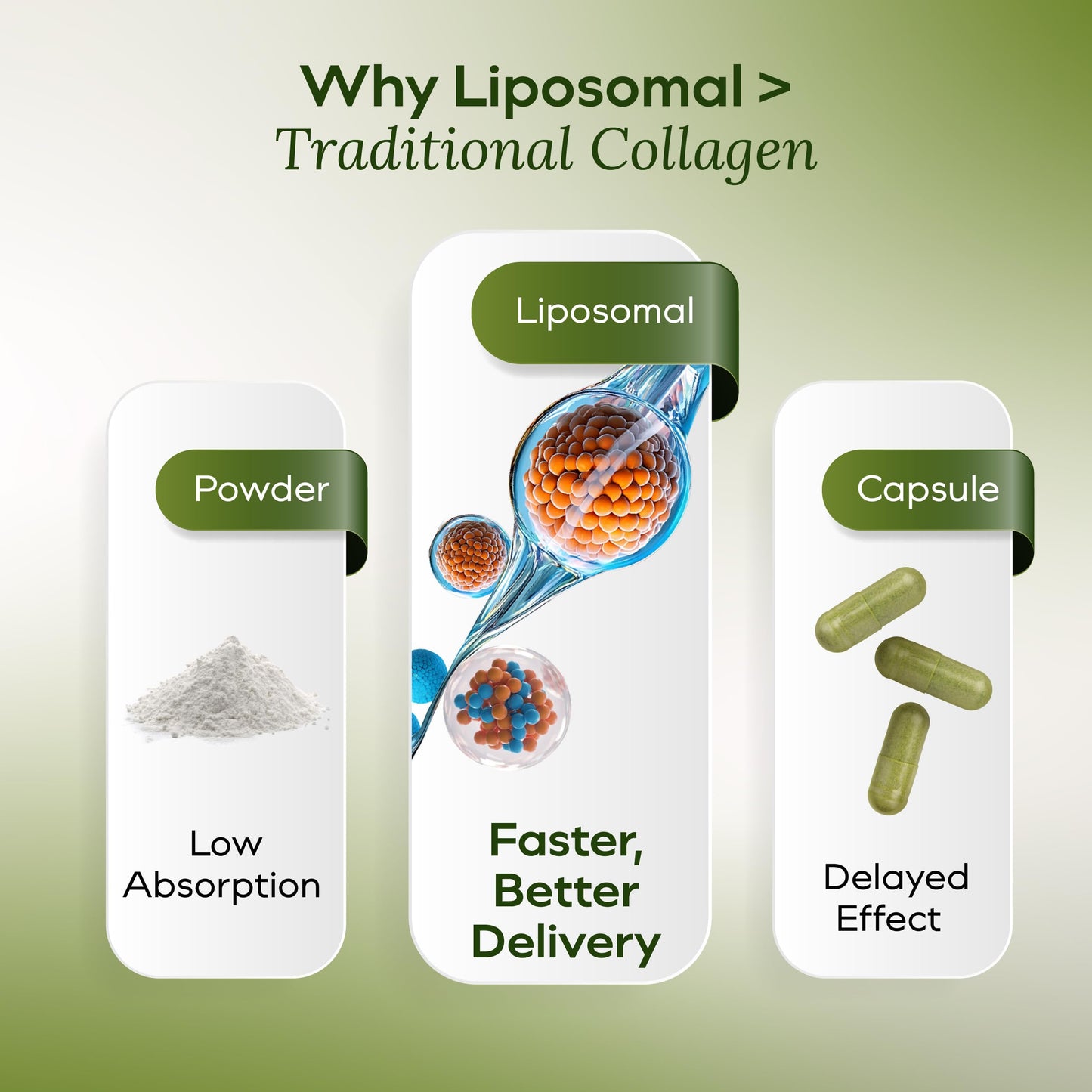 Liquid Collagen for Women - Vegan Collagen Liposomal Supplement - Ultra Absorption, Plant Based with Bamboo Extract, Vitamin C, Amino Acids - Skin, Hair, Nail, Joint Support - Maple Mocha 30 Servings