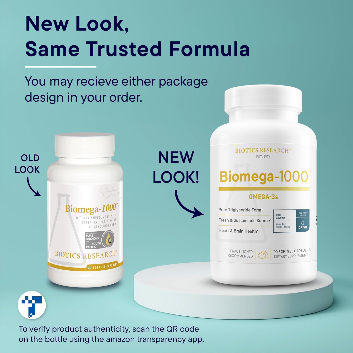Biotics Research Biomega-1000™ Omega 3 Fish Oil with EPA/DHA -Omega-3 Fatty Acids 1000 mg- Highly Concentrated Fish Oil for Women & Men –Supports Immune, Brain & Heart Health–90 Softgels