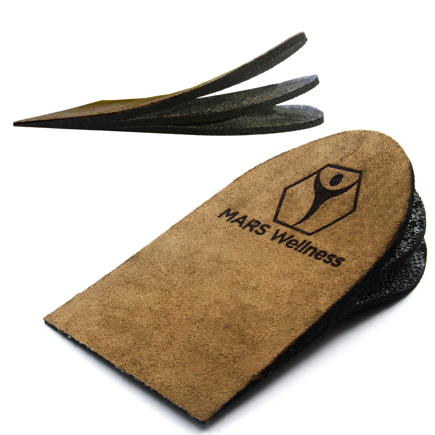 Premium Adjustable Orthopedic Heel Lift - Made in The USA - for Heel Pain and Leg Length Discrepancies - Pack of 2