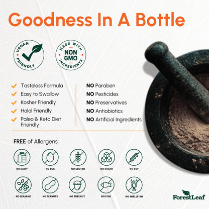 ForestLeaf Quercetin with Bromelain 1350mg - Blend with Vitamin C & Stinging Nettle Supplement, Quercetin 500mg Capsules, Non-GMO Gluten Free, Natural Immune & Respiratory Function, 90 Veggie Caps