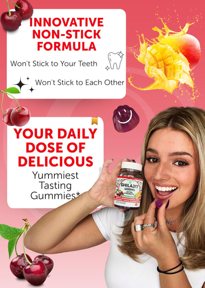 Lunakai USA Made Shilajit & Elderberry Gummies Bundle – Energy and Immune Support – Non-GMO & Delicious