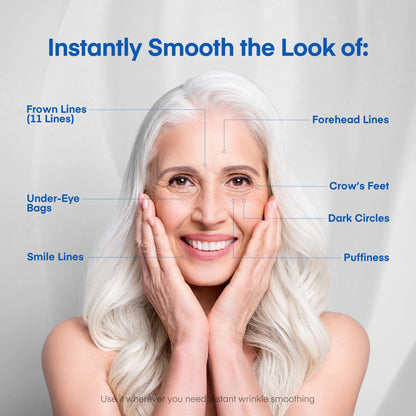Instant Under Eye Lift Serum: Reduces Eye Bags, Wrinkles, Puffy Eyes, Dark Circles & Crow’s Feet in Minutes – Advanced Firming Polysaccharide Formula for Mature Skin – 20 mL