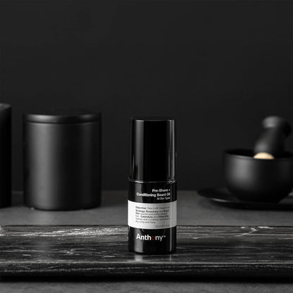 Anthony Shave Essentials Set, Pre-Shave and Conditioning Beard Oil, Shave Gel for Men with Sensitive Skin and Ingrown Hair Treatment for Men