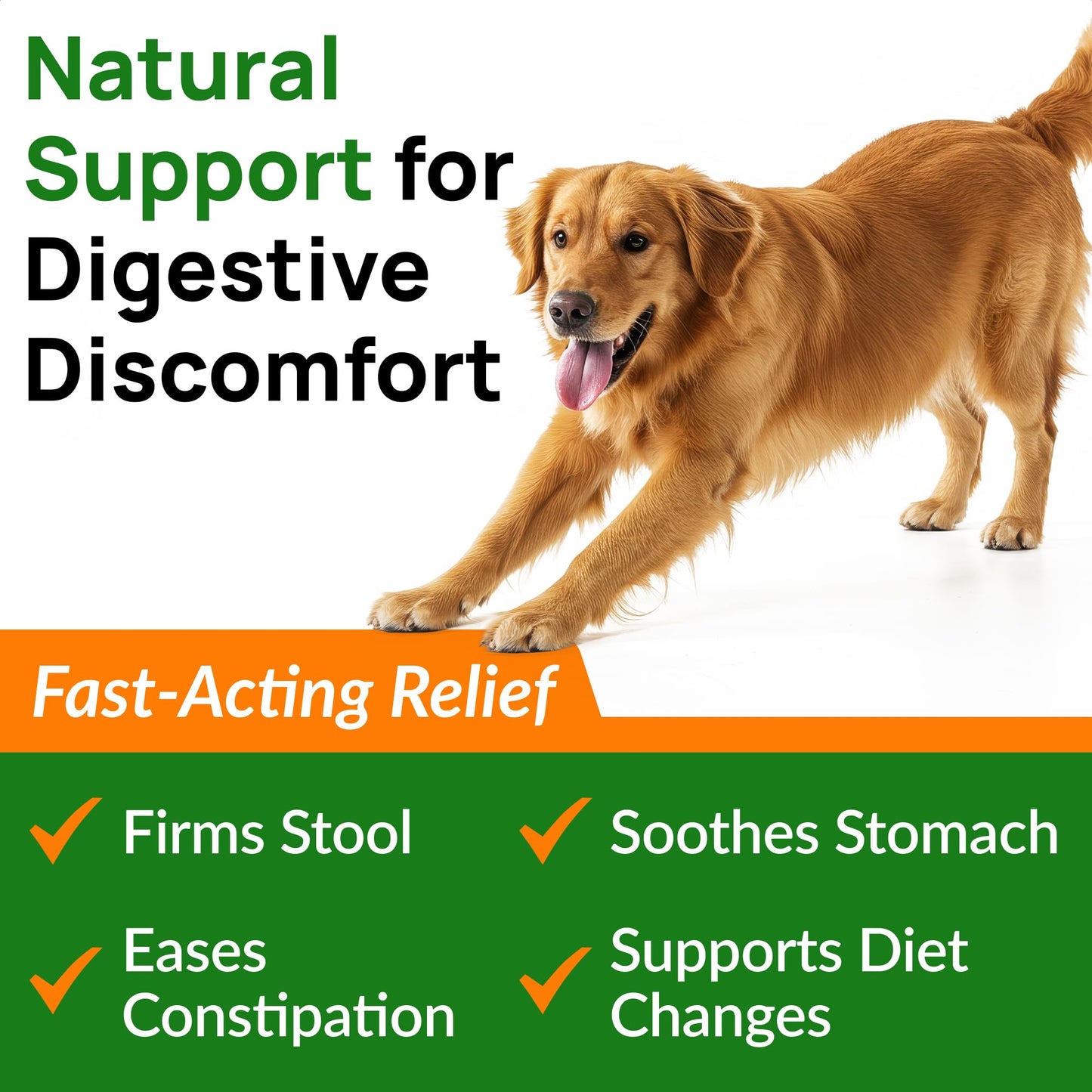 PAWFECTCHEW Pumpkin Powder for Dogs - 8oz Powdered Supplement High Fiber for Dogs Stool Softener - Treat Diarrhea, Constipation, Upset Stomach, Food Sensitivity - Improve Digestion - Made in USA