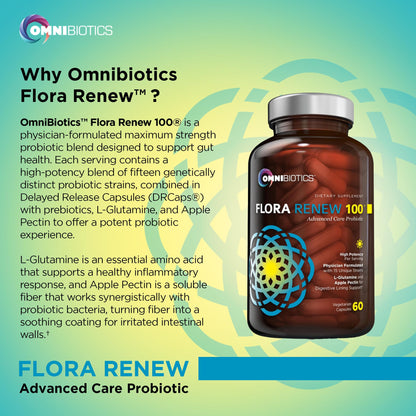 100 Billion Probiotics - 15-Strain Probiotic for Women & Men, DRCaps Delayed Release, Prebiotics, L-Glutamine, Apple Pectin, Gut Lining Support, Shelf Stable, Non-GMO, 60 Vegan Capsules for Adults