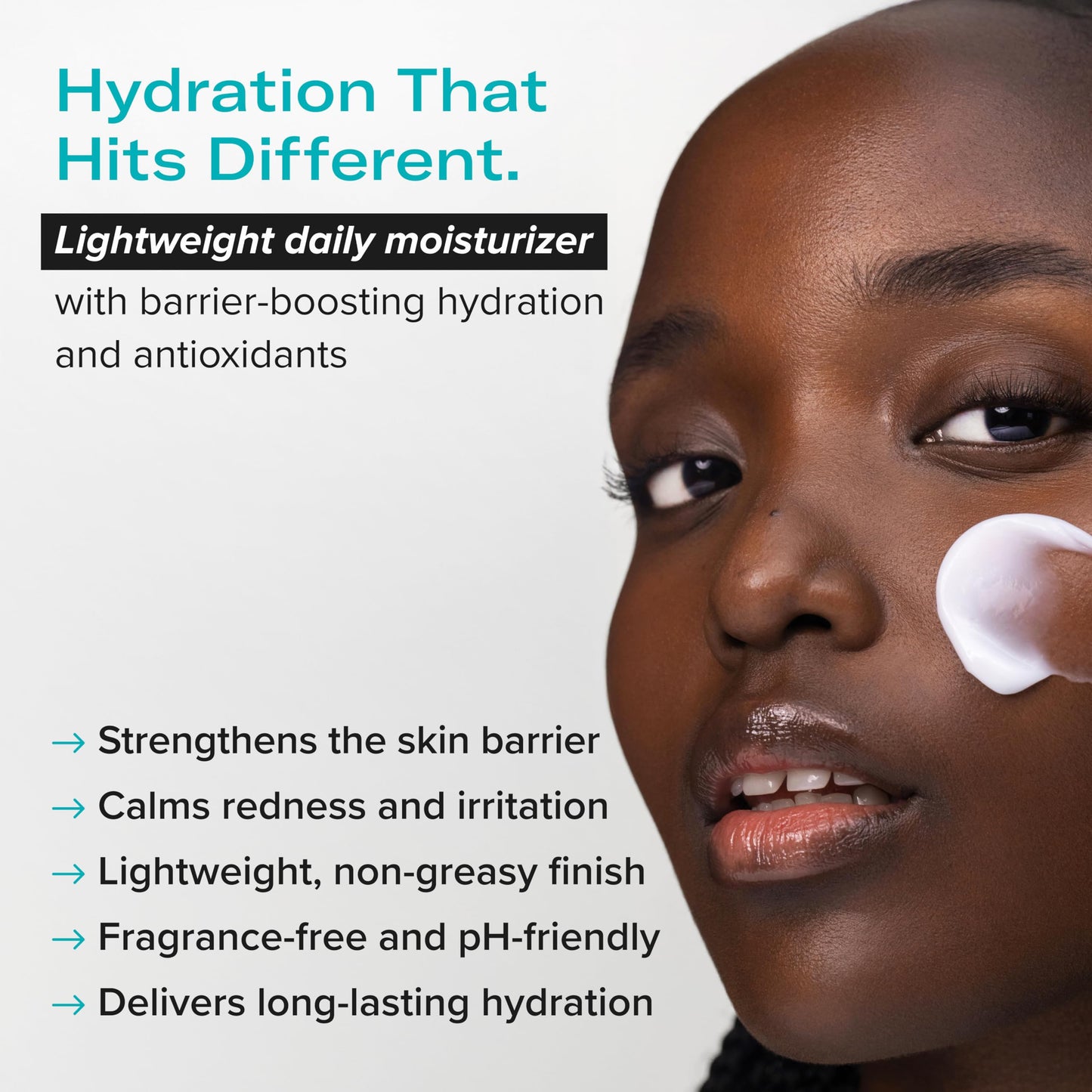 serum junkie QUENCH Lightweight Gel Cream Moisturizer with Glycerin, Niacinamide, Squalane, Green Tea, Cucumber, Calendula, Hydrating Barrier Support for Sensitive Skin, 1.7 fl oz