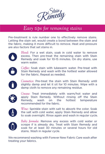 FOREVER NEW Stain Remedy Spray - Fabric Stain Remover - 7 Fl Oz