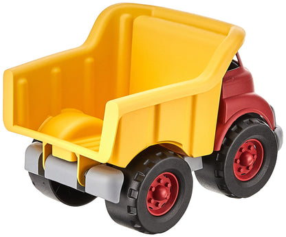 Green Toys Dump Truck, Red/Yellow CB - Pretend Play, Motor Skills, Kids Toy Vehicle. No BPA, phthalates, PVC. Dishwasher Safe, Recycled Plastic, Made in USA.