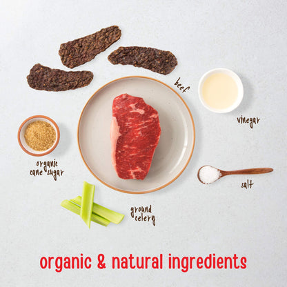 Full Moon Beef Jerky Healthy All Natural Dog Treats Human Grade Made in USA Grain Free