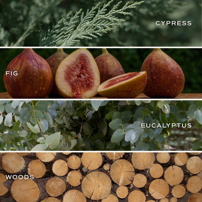 Sweet Water Decor Let it Snow Christmas Scented Candles - Christmas Stocking Stuffers Soy Candles with Cypress Scent - Christmas Candles with 50 Hours Burn Time - 11Oz Wood Lid White Jar Wax Candles