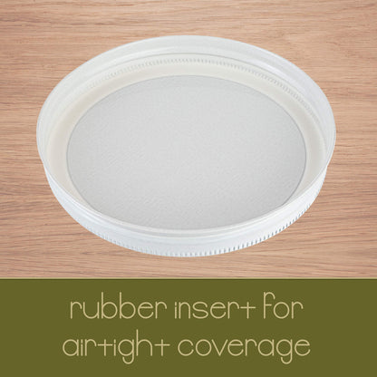 kitchentoolz Set of 3 One Gallon Large Glass Jar with Lid – Wide‑Mouth Gallon Mason Jar for Sun Tea, Pickling, Kombucha – 1 Gallon Glass Jug Made in USA