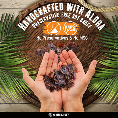 Kaimana Jerky Ahi Tuna Sampler Bundle - All Natural & Wild Caught Tuna Jerky. Made in USA. 9g Protein & Good Source Of Omega-3's (10 pack, 0.50 oz)