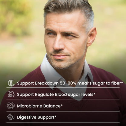 OPTIVIDA Sugr-2-Fibr – Premium Blood Sugar Support Supplement (60 Veggie Capsules) – Natural Blood Sugar Support & Healthy Glucose Metabolism – Blood Sugar Supplement for Adults