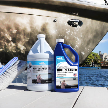Seaworks Instant Boat Hull Stain Remover, Gel Cleaner - Remove Stains, Gallon
