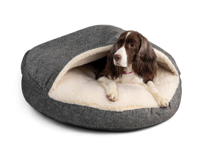 Snoozer Luxury Orthopedic Cozy Cave Pet Bed, Showdog Collection, Extra Large – Merlin Pewter